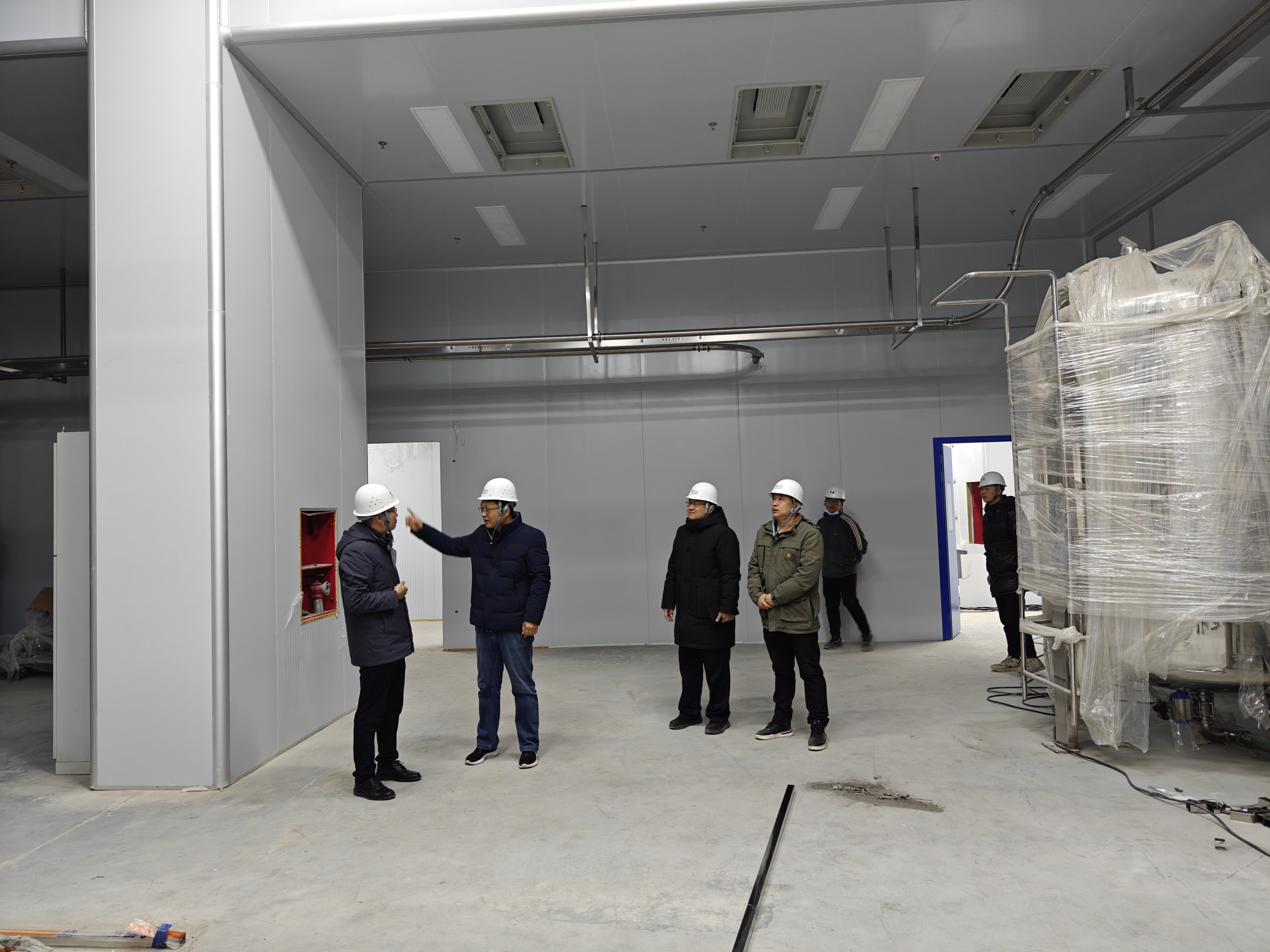 國資集團領導專題調研克能二期項目建設情況